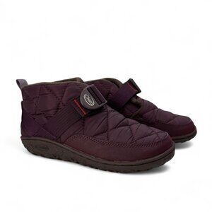 Chaco Kids Ramble Puff Slip-On Shoes Plum Size 4.5 Big Kid New with Tags